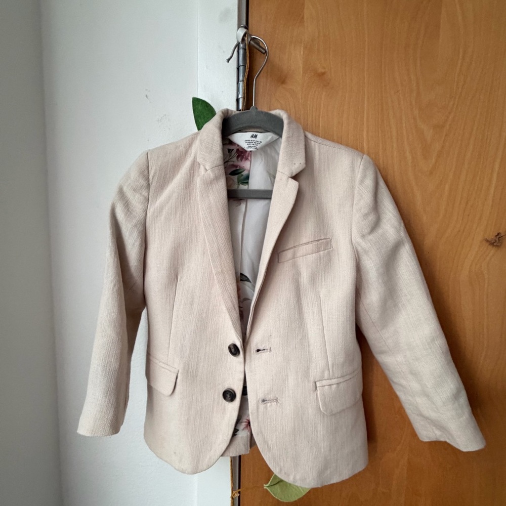 Kids Beige Blazer